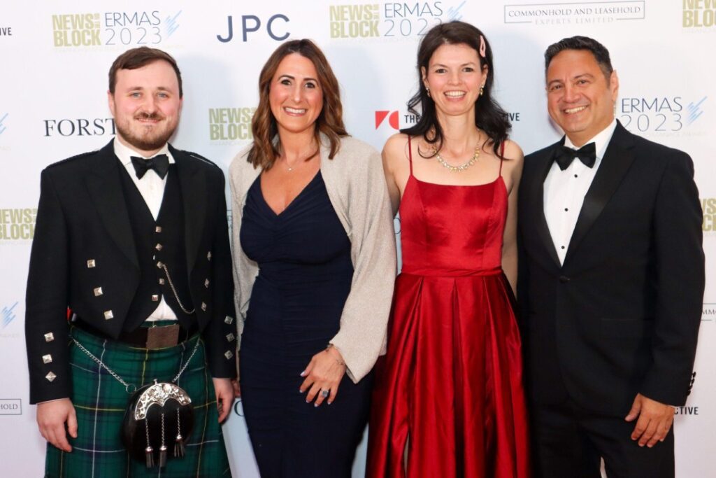 the freehold collective team at the awards